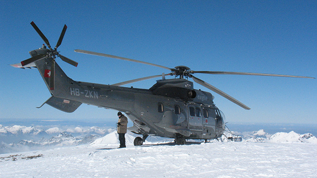 Schweizer Armeehelikopter | (c) ERF Medien